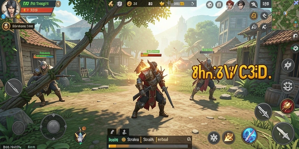 Tampilan strategis dari gameplay 33L dengan pertempuran epik.