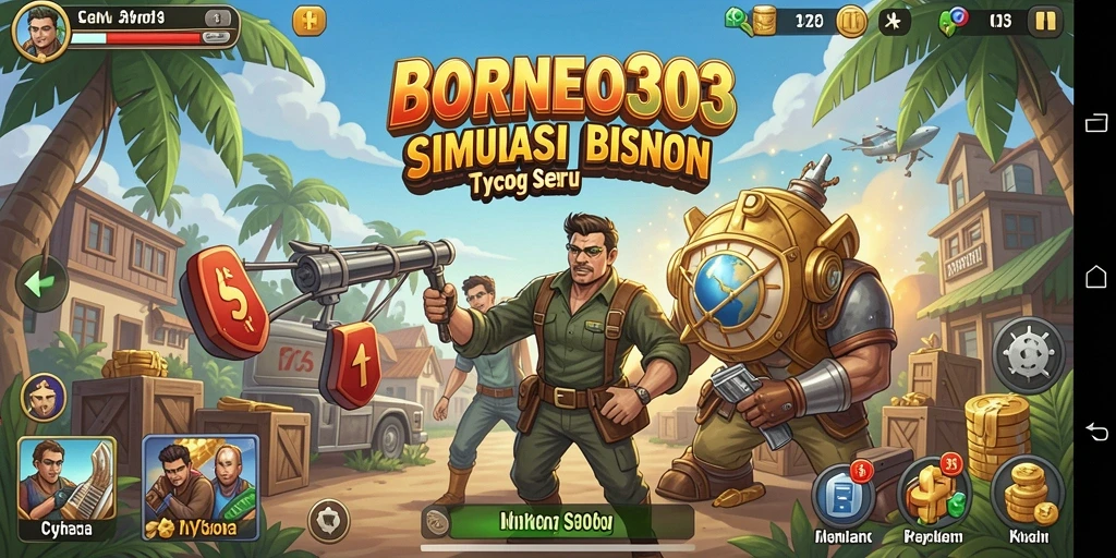 Gameplay Tycoon yang menarik dan menantang di BORNEO303.