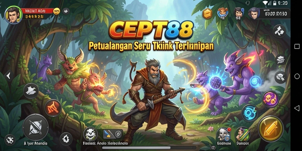 Screenshot gameplay <strong>CEPAT88</strong> menampilkan petualangan di dunia yang menakjubkan.