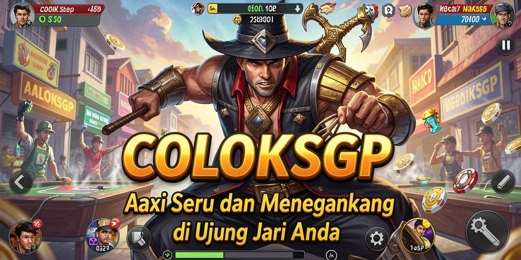 Tampilan aksi seru dalam gameplay COLOKSGP yang mendebarkan.