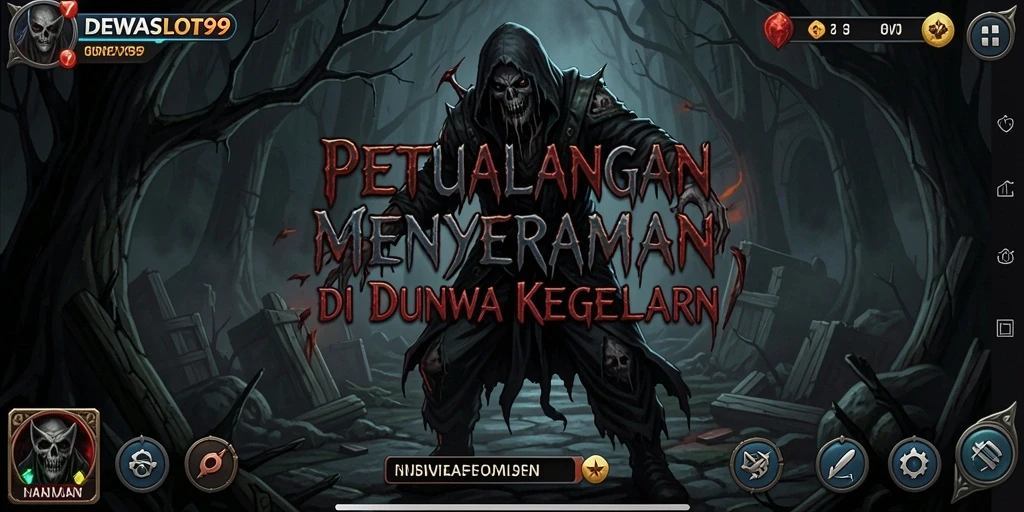 Tampilan menyeramkan DEWASLOT99 yang memikat pemain dengan suasana horor.