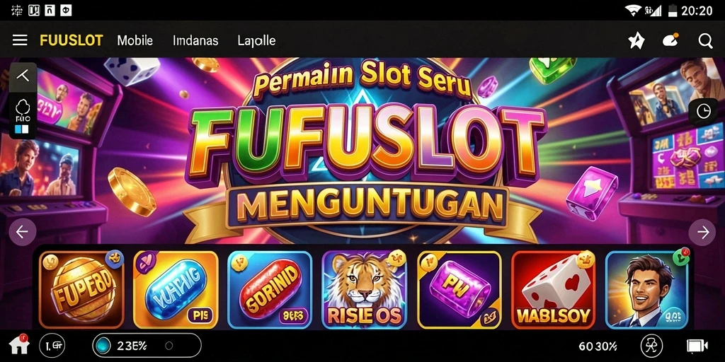Tampilan gameplay FUFUSLOT yang seru dan mengasyikkan.