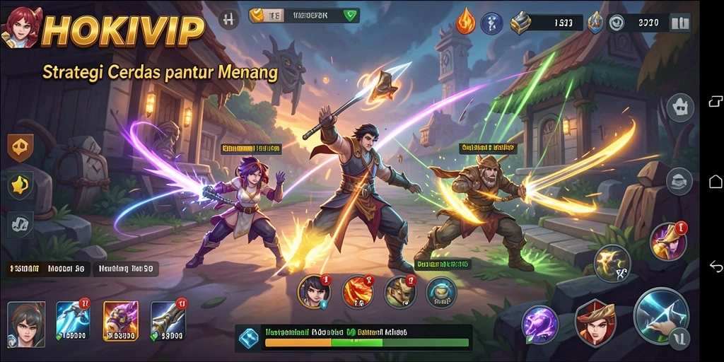 Tampilan gameplay HOKIVIP yang menantang dan mendebarkan.