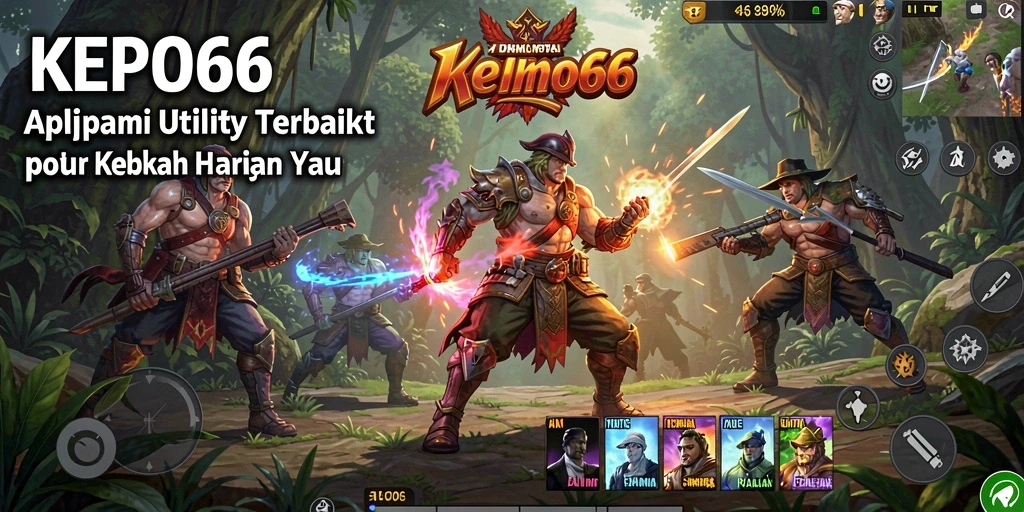 Tampilan utama KEPO66 dengan berbagai fitur utilitas yang berguna.