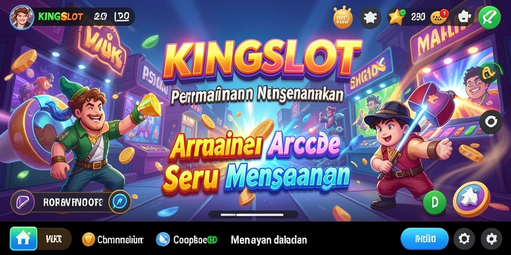 Tampilan gameplay KINGSLOT yang menegangkan dan penuh aksi.