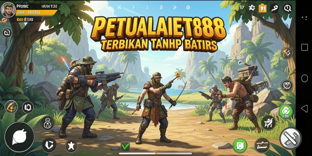 Tangkapan layar PROBET88 menunjukkan momen aksi dalam dunia terbuka.