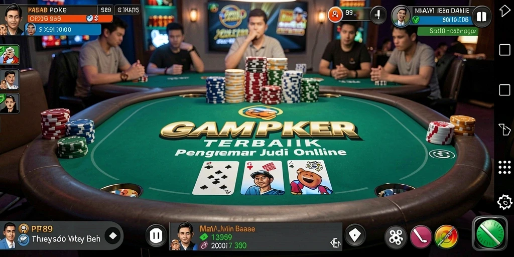 Tampilan gameplay PT89 yang menarik dan realistis dalam permainan poker.
