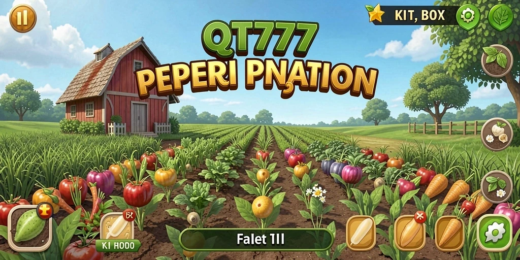 Gameplay QT777 yang seru dan menantang dalam bertani.