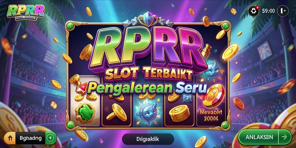 Screenshot menampilkan gameplay seru RPRR dengan tampilan slot yang menarik.