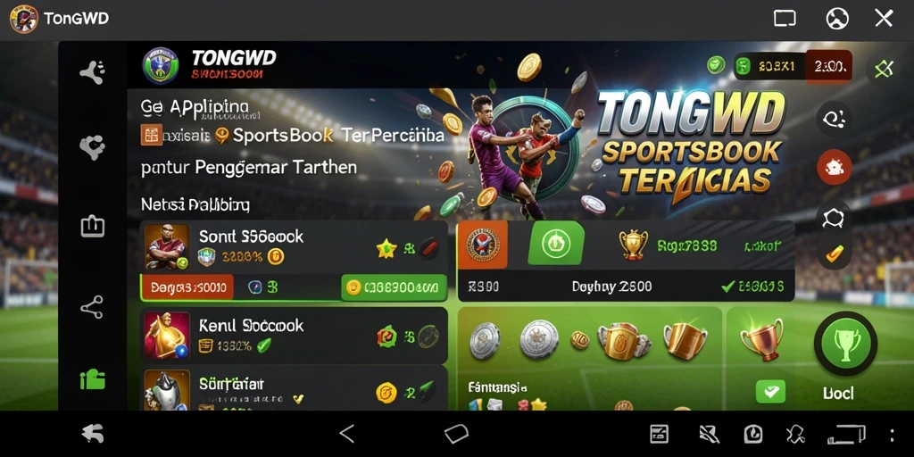 Tampilan screenshot menunjukkan pengalaman taruhan yang interaktif di TONGWD.